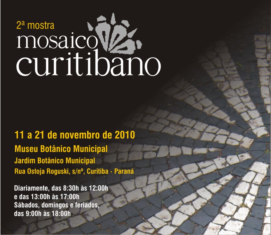 convite 2ª mostra mosaico 2010